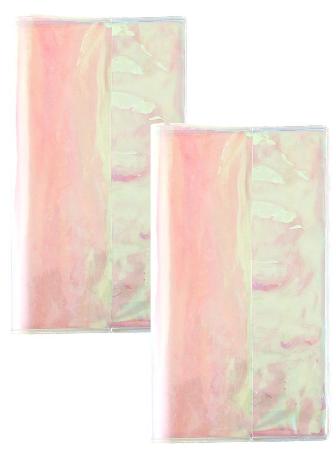 Feifeiya 2 Pcs A5 Jelly Cover for Week Planner Transparent Handmade Holographic Jelly Planner Cover for Journal and Notebooks - Image 5