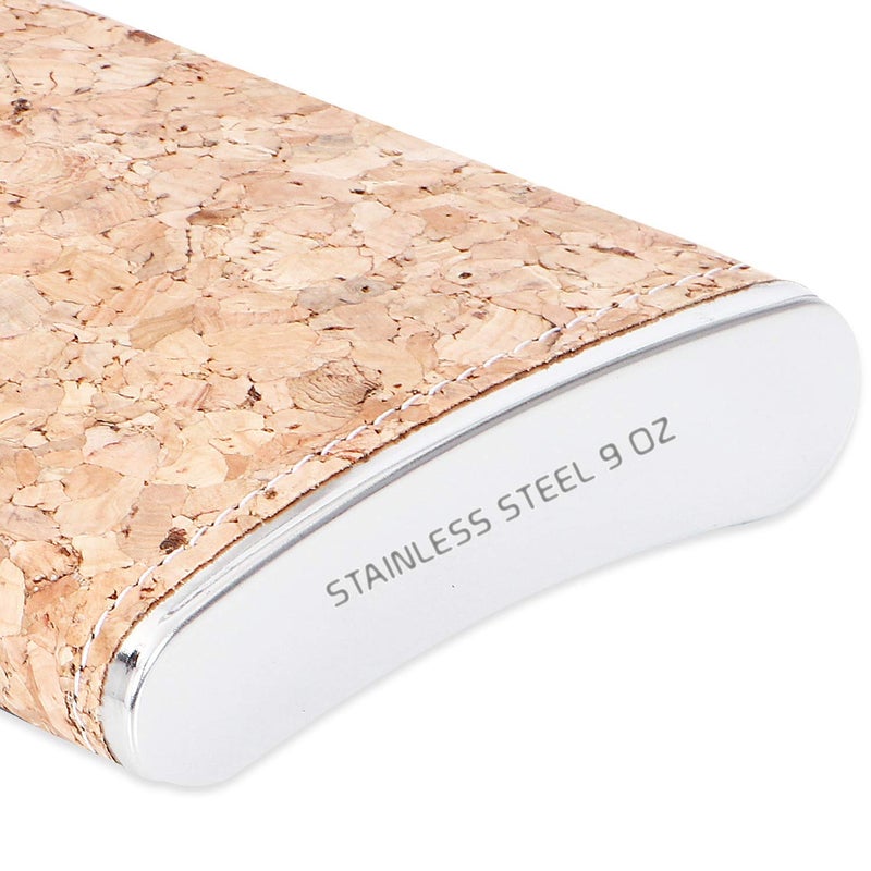 Jonquin Stainless Steel Hip Flask with Funnel & 4 Shot Glass for Men & Women, 9 oz (266 ml) Wine Whiskey Vodka Alcohol Drinks Pocket Bottle Beverage Holder (AR3025) - Image 4