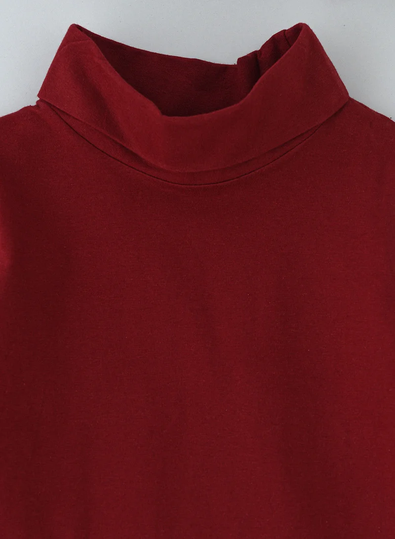 JAM Basic solid turtle neck t-shirt