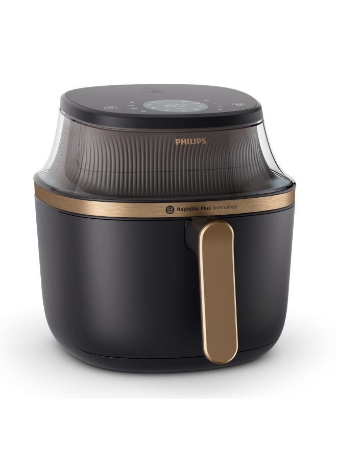 Philips 3000 Series Airfryer 7.2L,16 Cooking Functions, Cooking Window,Touchscreen,Homeid App,Fast, Even Cooking With Rapidair Plus Technology,Fat Extraction Basket 7.2 L 2000 W NA342/09 Black - Image 3