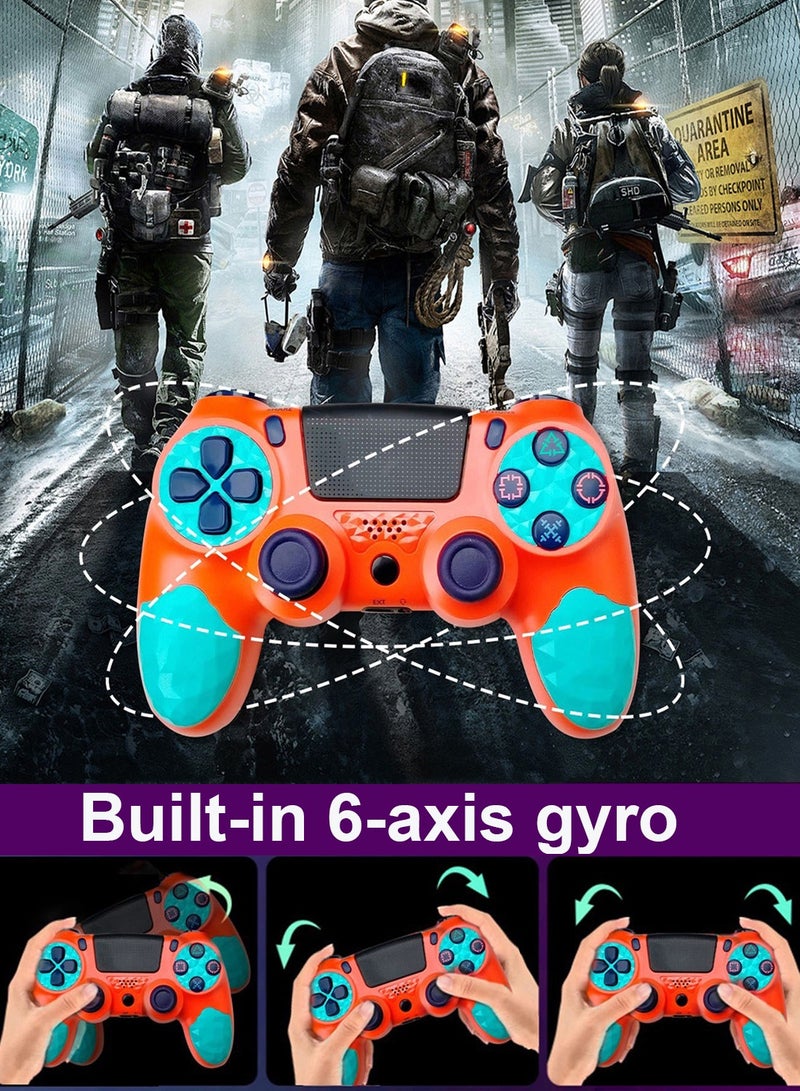 CubeG Wireless Controller for PlayStation 4 with Vibration Feedback, Motion Sensors, Touchpad, Light Bar, Share Button & Speaker - Image 4