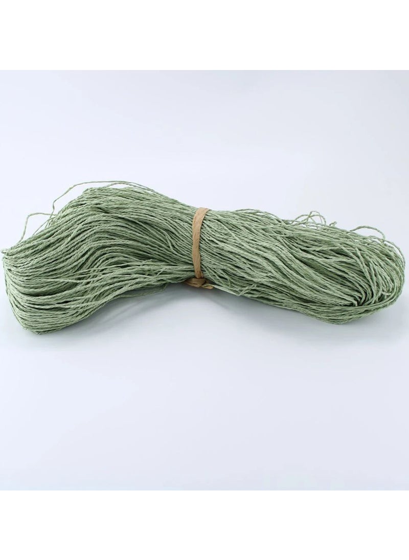 Toptan Bulurum - Wholesale Find Mold Green Color Hank Paper String Bag String Supla String No: 49 - (550-600 Gr) - Image 1