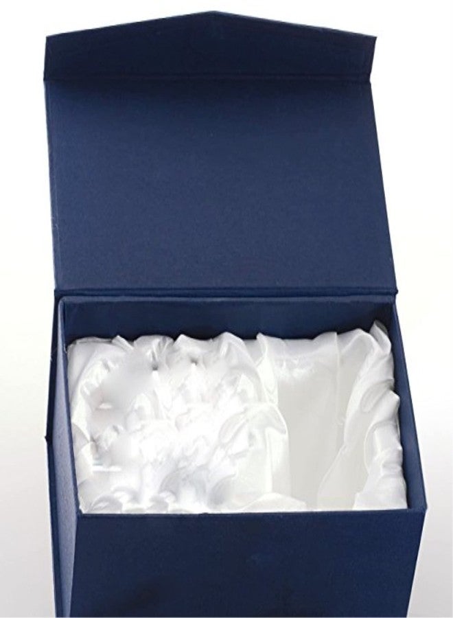 أملونج كريستال كرة كريستالية صغيرة شفافة من أملونج، قطرها 60 مم (2.3 بوصة)، تتضمن حامل زهرة ذهبي وعلبة هدايا - Image 3