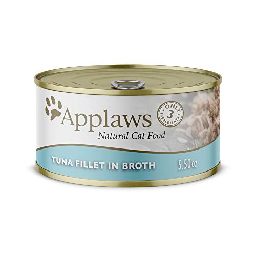Applaws Natural Wet Cat Food, 24 Count, Limited Ingredient Canned Wet Cat Food, Tuna Fillet in Broth, 5.5oz Cans - Image 4