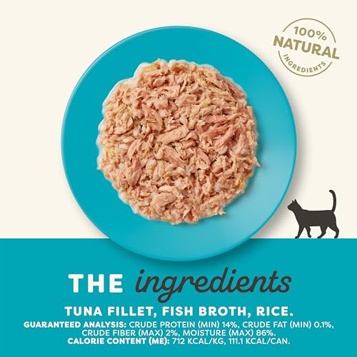 Applaws Natural Wet Cat Food, 24 Count, Limited Ingredient Canned Wet Cat Food, Tuna Fillet in Broth, 5.5oz Cans - Image 3