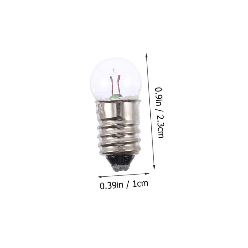 1 5V Miniature Screw Base Light Bulbs 50pcs For School Physics Science Kits Electrical Experiments - Image 3