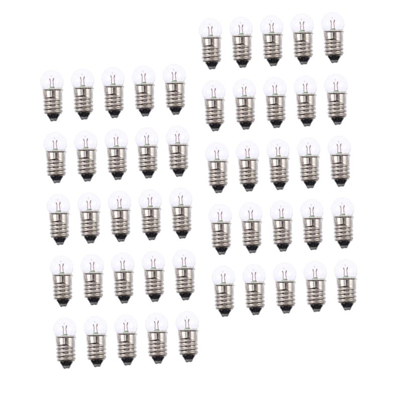 1 5V Miniature Screw Base Light Bulbs 50pcs For School Physics Science Kits Electrical Experiments - Image 2