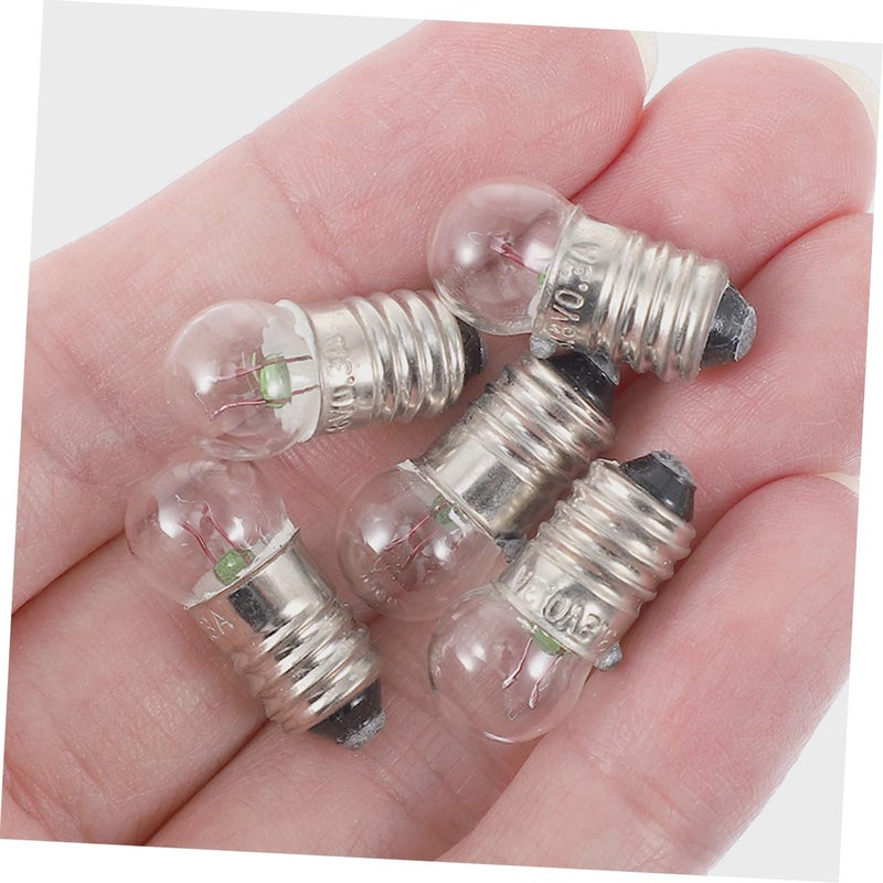 1 5V Miniature Screw Base Light Bulbs 50pcs For School Physics Science Kits Electrical Experiments - Image 5