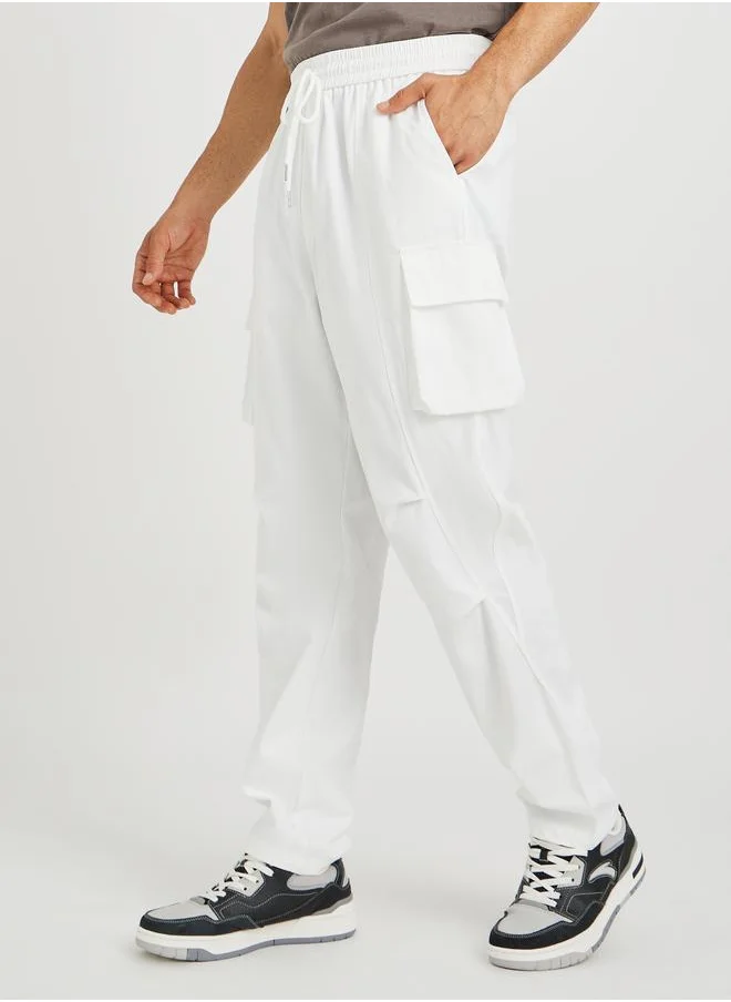 ستايلي Styli Oversized Open Hem Cargo Joggers with Panel Detail