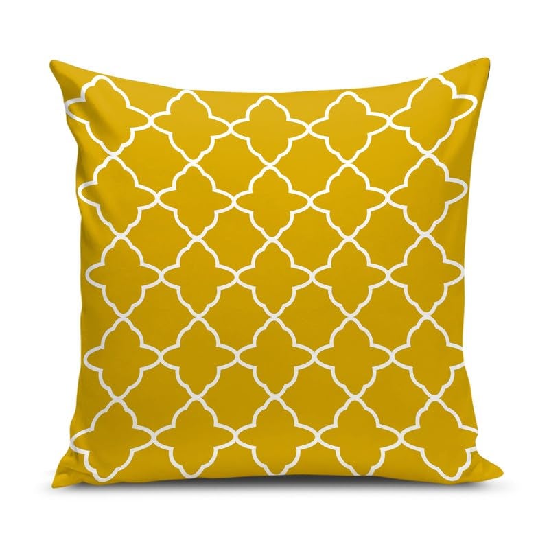 BMRGIFTS Soft Fabric Designer Decorative Printed 200 TC Cushion Cover Decorations For Sofa Living Room Set Of 5 16 X 16 Inch Multi (MULTIMFCC23) - Image 4
