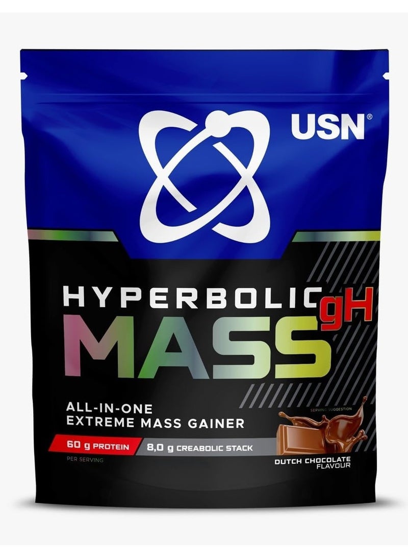 USN Hyperbolic Mass Gh Dutch Chocolate 26 Scoops 2Kg - Image 1