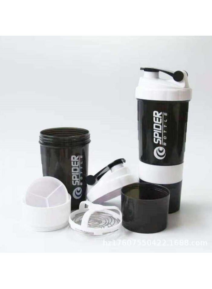 سبايدر بوتل زجاجة رجّ البروتين ثلاثية الطبقات سعة 500 مل - ستاك آند شيك - Image 5
