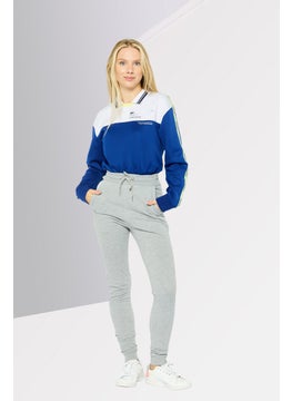 LACOSTE Women Colorblock Long Sleeve Bodysuit, Blue  - Image 2