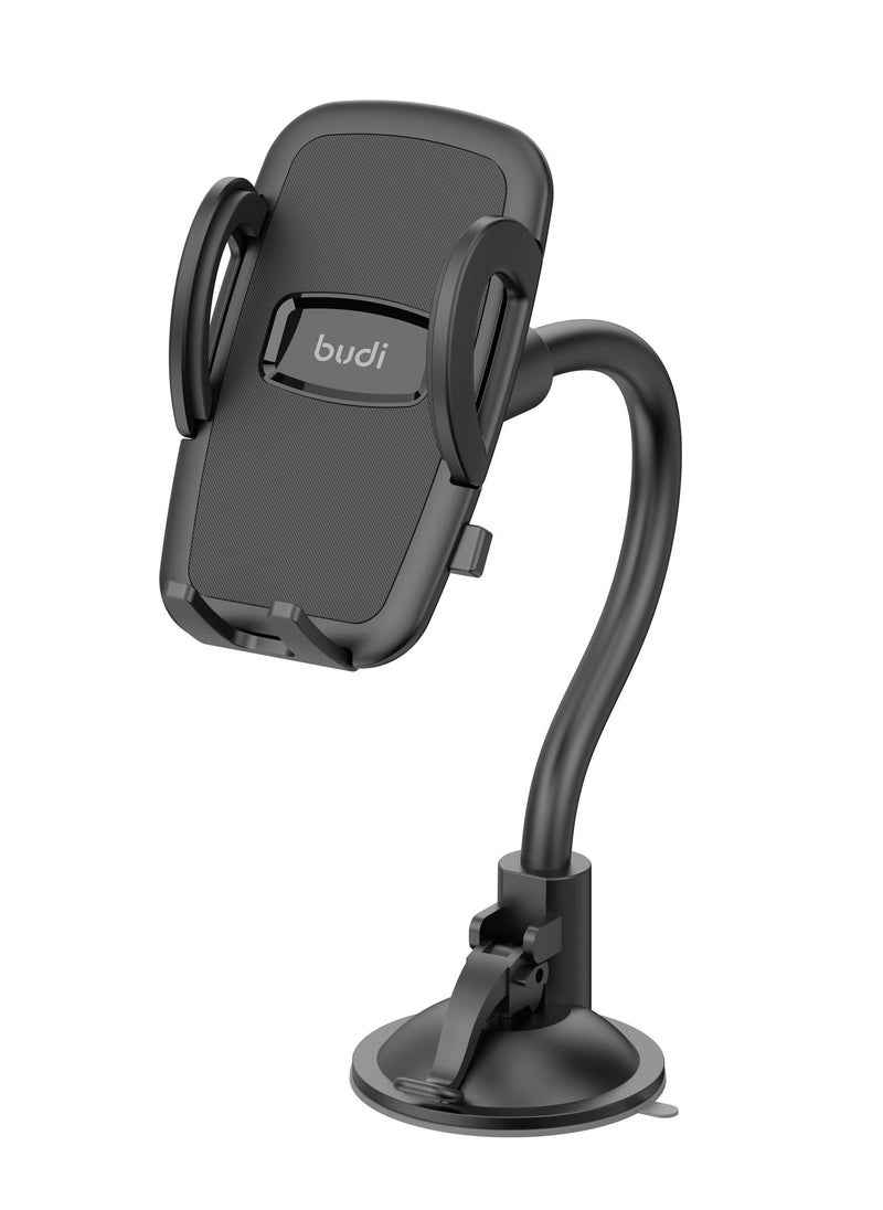 budi 360 Degree  Rotation Arbitrarily Bent Universal Windshield Car Mount Bracket Holder  - Image 1