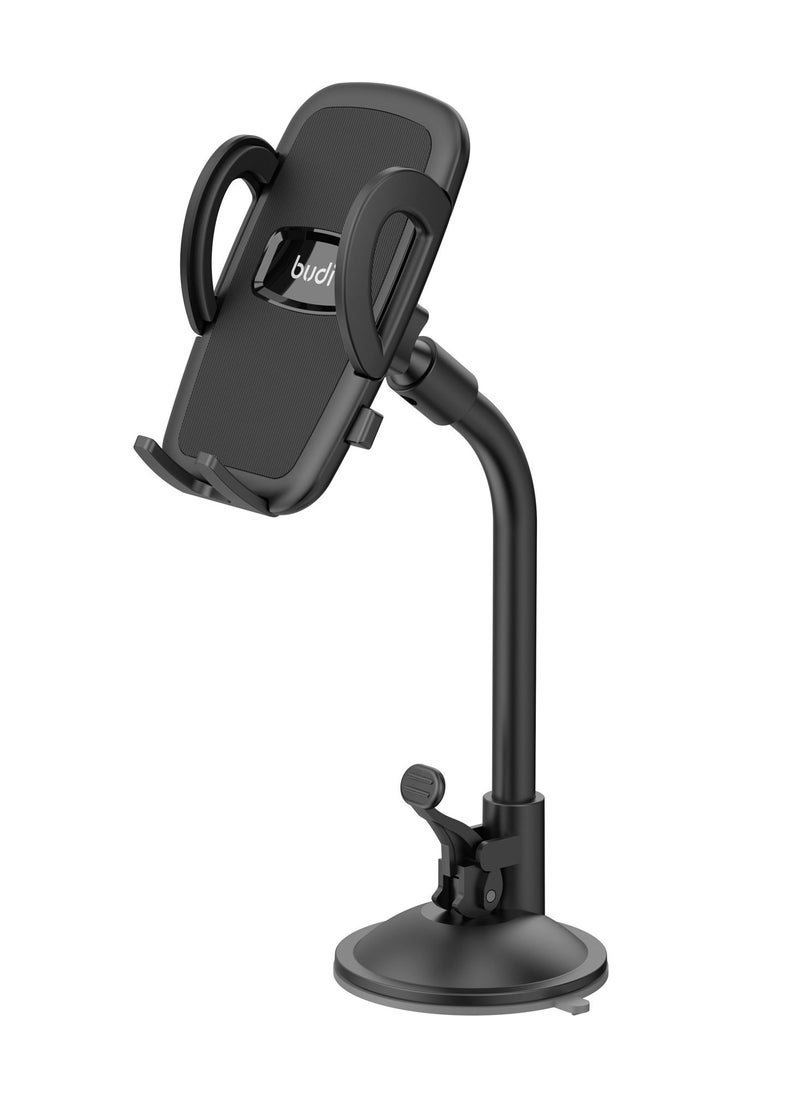 budi 360 Degree  Rotation Arbitrarily Bent Universal Windshield Car Mount Bracket Holder  - Image 2