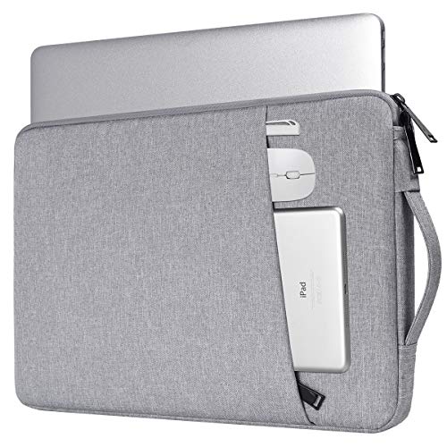iKammo 17.3 Inch Laptop Case Bag for HP 17.3 / Envy 17 17t/ Pavilion 17, Acer Nitro 5, Lenovo IdeaPad 3 17, ASUS VivoBook Pro 17 Carrying Protective Case(Light Grey) - Image 1