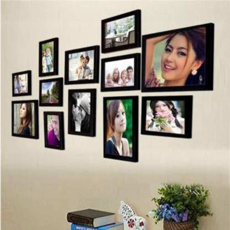 CDM Wall Wood MDF Photo Frame , Black, (Pack of 12) - Image 1