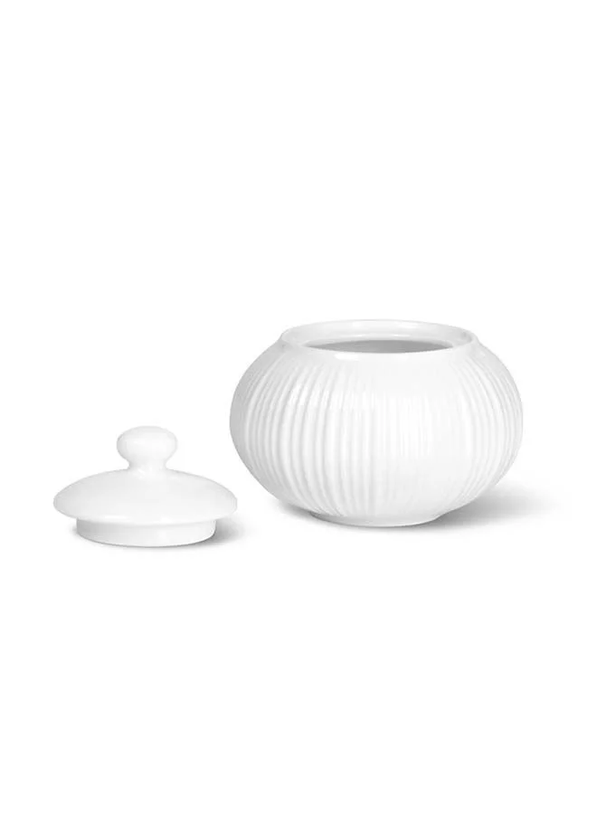 فيسمان Sugar Bowl Porcelain Sweetener Dispenser For Tea and Coffee, Durable, Storage Tank For Salt, Pepper And Spices, Seasoning Pot 250ml