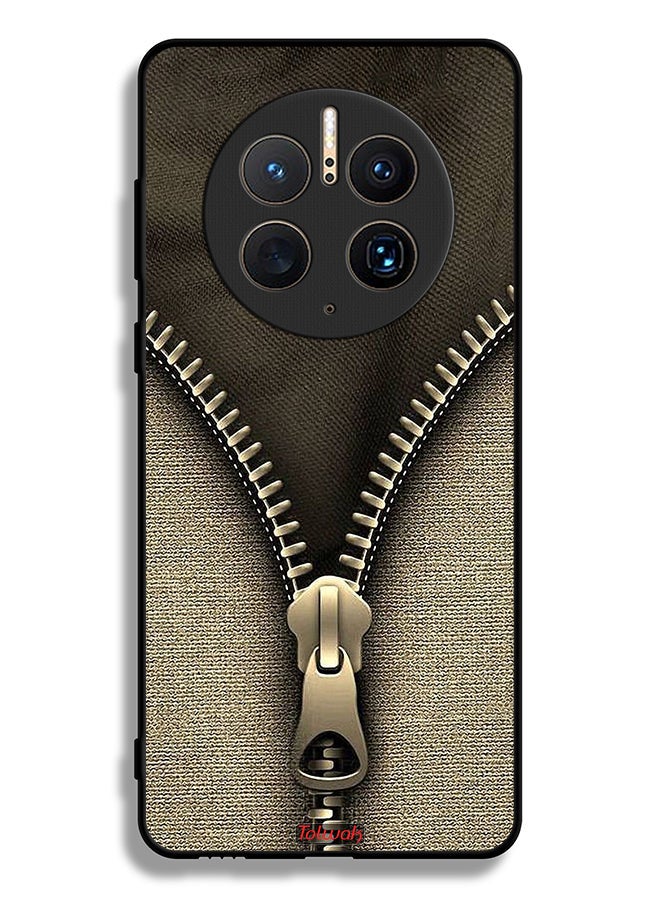 Tolwak Huawei Mate 50 Pro Protective Case Cover Zip Pattern - Image 2