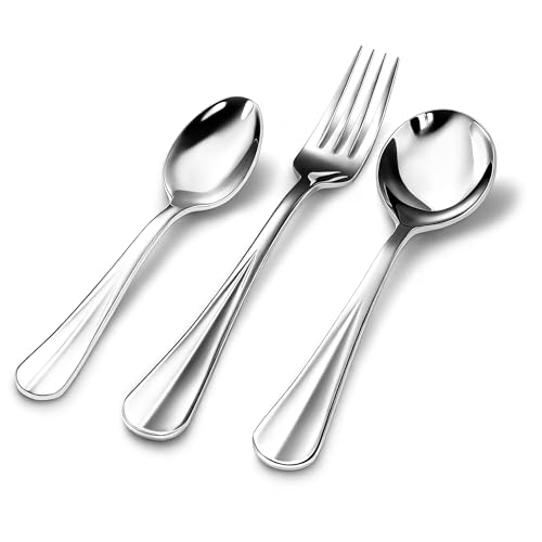 Muncene 18/10 Stainless Steel Dinner Forks Flatware Forks,8-Inch,Set of 12,Heavy Duty and Dishwasher Safe - Image 2