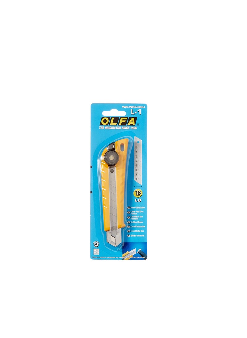 OLFA Olfa L-1 All-Purpose Heavy Duty Knife Cutter with a Snap - Off Blade - Single Knife  - Image 1