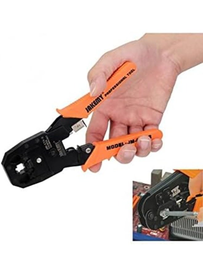 JAKEMY JM-CT4-1 Network Crimping Tool – Multi-Function Pliers for 6P/8P Wire, Stripping & Cutting - Image 2