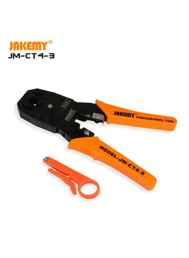 JAKEMY JM-CT4-1 Network Crimping Tool – Multi-Function Pliers for 6P/8P Wire, Stripping & Cutting - Image 5