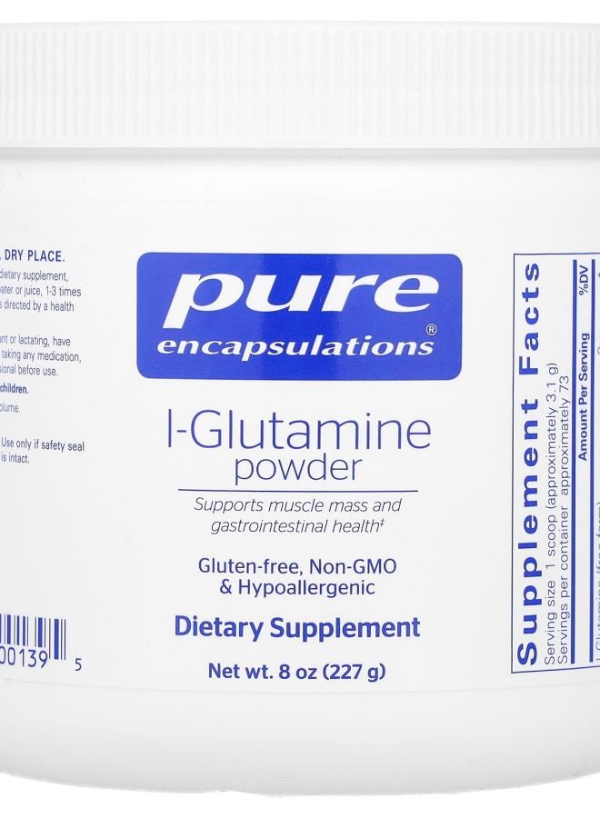 Pure Encapsulations مسحوق L-جلوتامين 8 أونصة (227 جرام)
