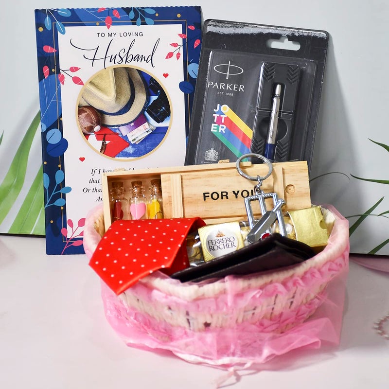 Saugat Traders Valentine Gift Set for Husband - Sustainable Romantic Gift - Useful Gift for on Birthday & Anniversary for Husband/Hubby - Image 1