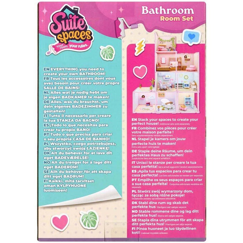 Suite Spaces Unbox & Build Bathroom Room Set (20 Accessories) - Image 4