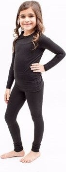 Tutku 0836 Girls Thermal Undershirt Black  - Image 1