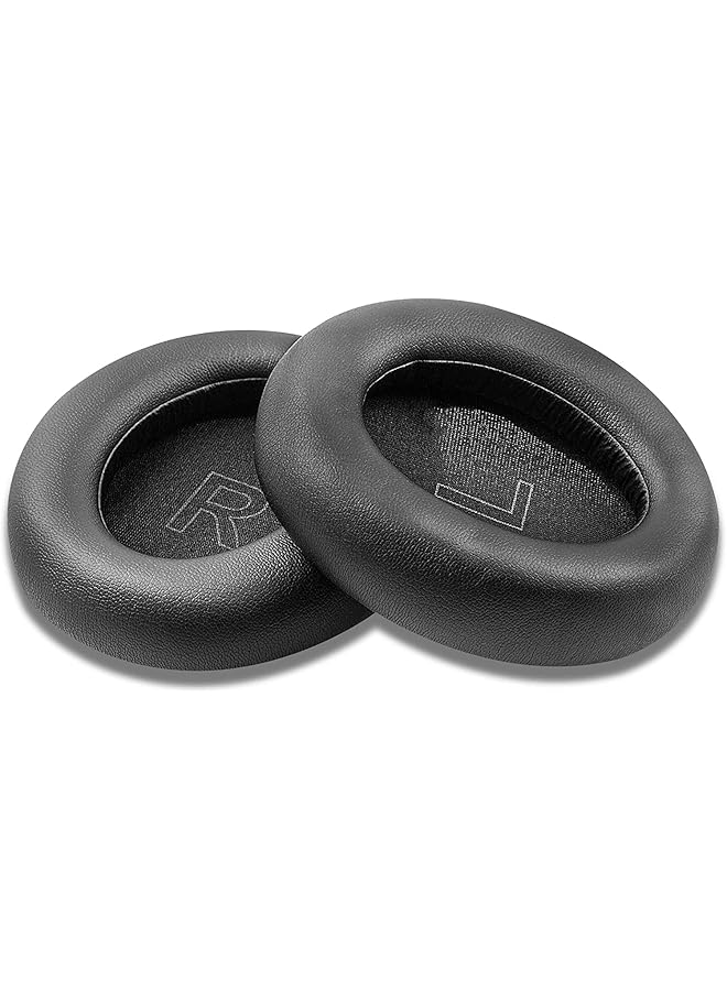 erorex Replacement Earpads Cushions For Soundcore Headphones Q30 And Q35 Life Q30 Earpads Ear Cushions With Protein Leather Skin And Memory Foam Black  - Image 4
