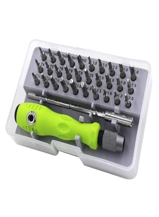 AMIQUS 32 in 1 Interchangeble Multipurpose Mini Screwdriver Set Magnetic Slot Wrench Bits Repair Tools Kit Set Combination For Home Appliance, Laptop, Mobile, Computer - Image 1