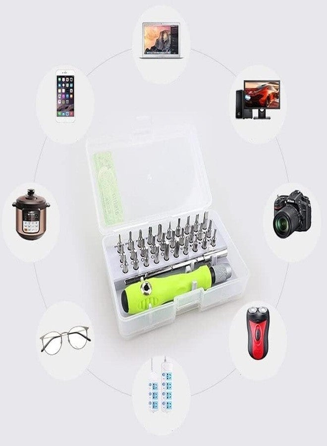 AMIQUS 32 in 1 Interchangeble Multipurpose Mini Screwdriver Set Magnetic Slot Wrench Bits Repair Tools Kit Set Combination For Home Appliance, Laptop, Mobile, Computer - Image 2