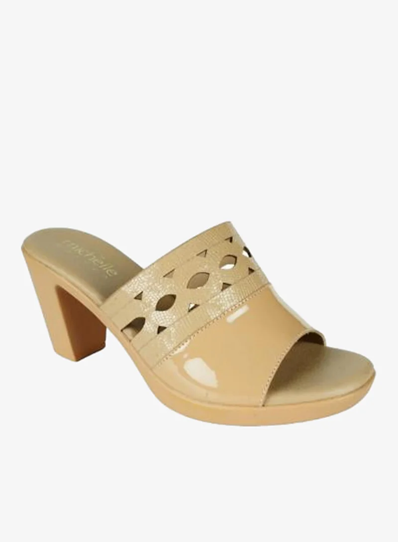 ميشيل مورجان صندل ميشيل مورغان نسائي بكعب بيج