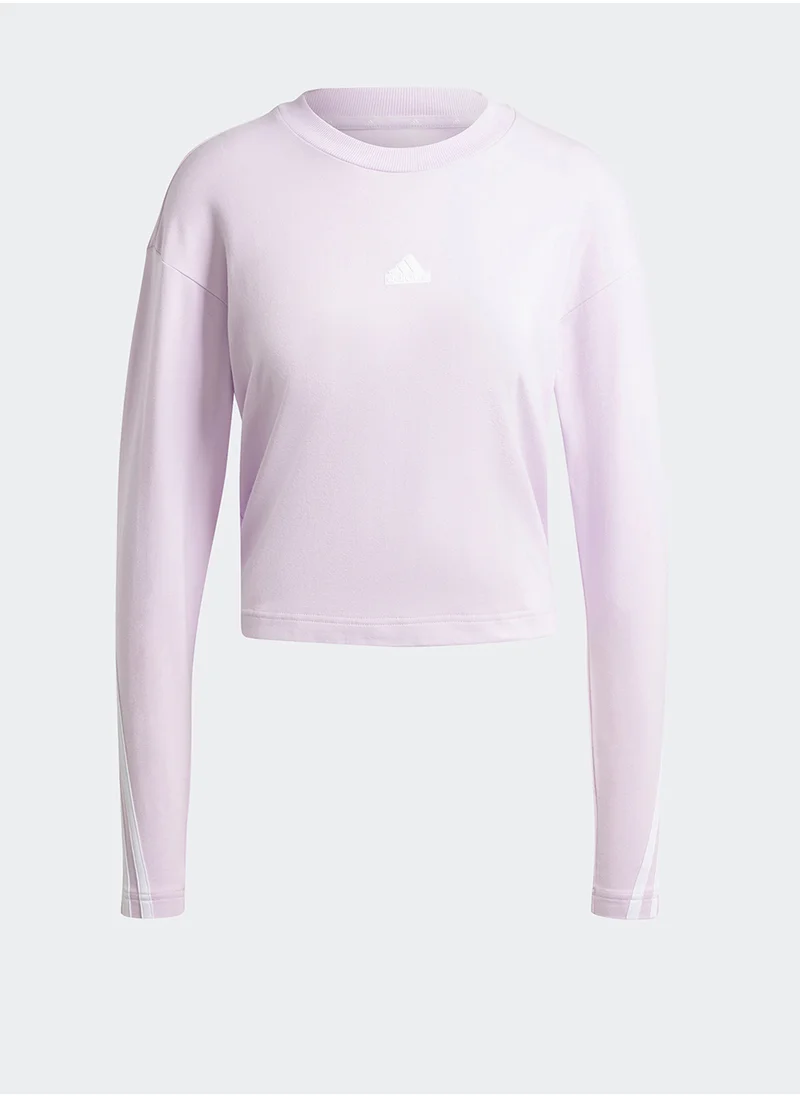 Adidas Future Icon 3 Stripe T-Shirt