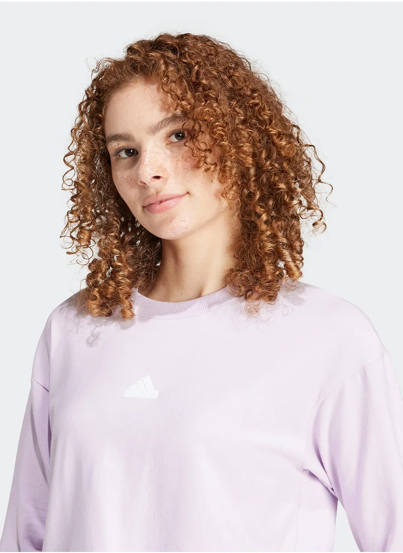 Adidas Future Icon 3 Stripe T-Shirt