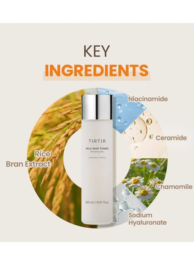 TIRTIR Milk Skin Toner (150 ml) - Image 4