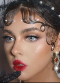 Unibling Jelly Grey Yearly Colored Unisex Cosmetic Contact Lenses, Enlargement Collection  - Image 3