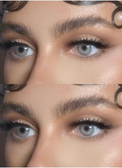 Unibling Jelly Grey Yearly Colored Unisex Cosmetic Contact Lenses, Enlargement Collection  - Image 1