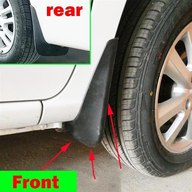 DEMULAX 4Pcs Flexible Mud Flaps for Nissan NV200 - Image 3