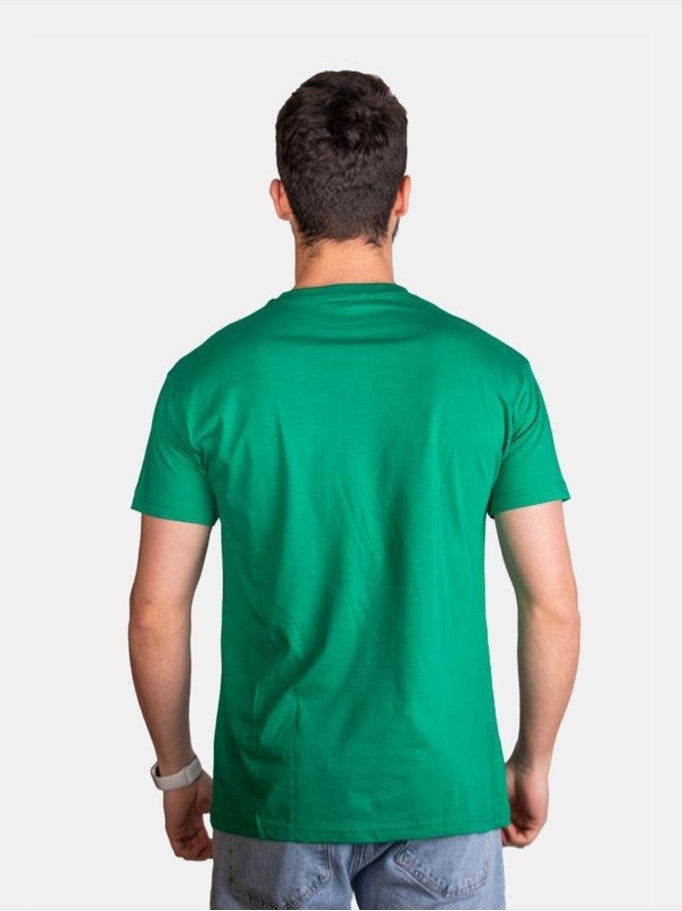 Çapıt Çapit Unisex 100% Cotton Standard Cut Zero Collar Short Sleeve Red T-Shirt  - Image 2