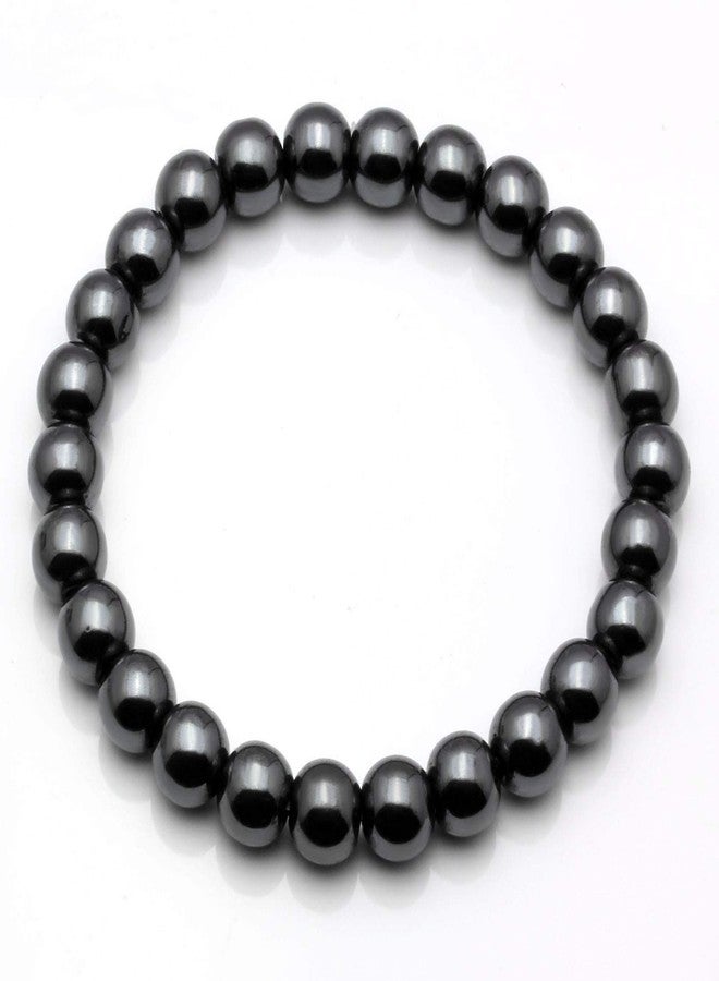 MILAKOO 3Pcs Blue Tiger Eye Bracelets for Men Women Distance Stretch Wristband Stone Hematite Cuff - Image 4