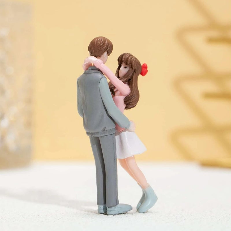 ascension 1 Set Romantic Couples Gift for Girlfriend Boyfriend Figurines and Valentine Decoration Items Showpiece for Valentines Gifts Miniature Set for Living Room Bed Room - Image 2