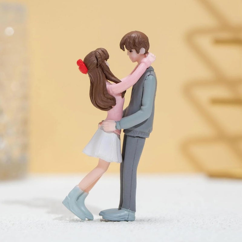 ascension 1 Set Romantic Couples Gift for Girlfriend Boyfriend Figurines and Valentine Decoration Items Showpiece for Valentines Gifts Miniature Set for Living Room Bed Room - Image 1