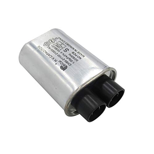 METER STAR 0CZZW1H004B CQC Universal Household Microwave High Voltage Capacitor 1.00uf ch85 21100 2100V AC H.V.Capacitor 10/85/21 50/60Hz NO PCB (3/16 Pin) - Image 2