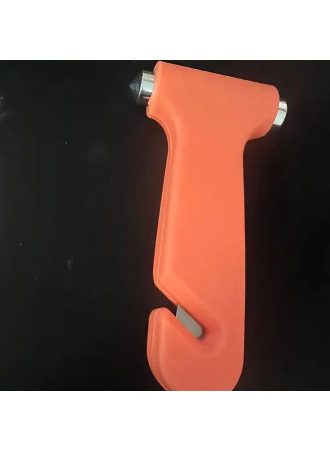 Red 2 in 1 Emergency Safety Hammer and Escape Tool with Solid Head - Image 3