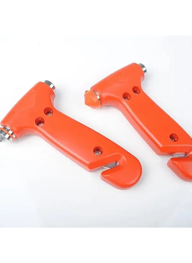 Red 2 in 1 Emergency Safety Hammer and Escape Tool with Solid Head - Image 5