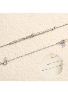 KINBOM 3pcs Sterling Silver Necklace Extenders, 1/2/3 Inches Necklace Extension Chain Jewelry Extenders Extension Chain for Jewelry Making Necklace Bracelet Anklet (Silver)  - Image 5