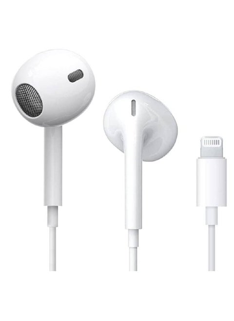 Lightning Headphone Wired Built-in Microphone & Volume Control, in-Ear Stereo Headset Compatible with iPhone 13 Mini/SE/12 Pro/12Pro Max/11/X/8 7-All iOS System